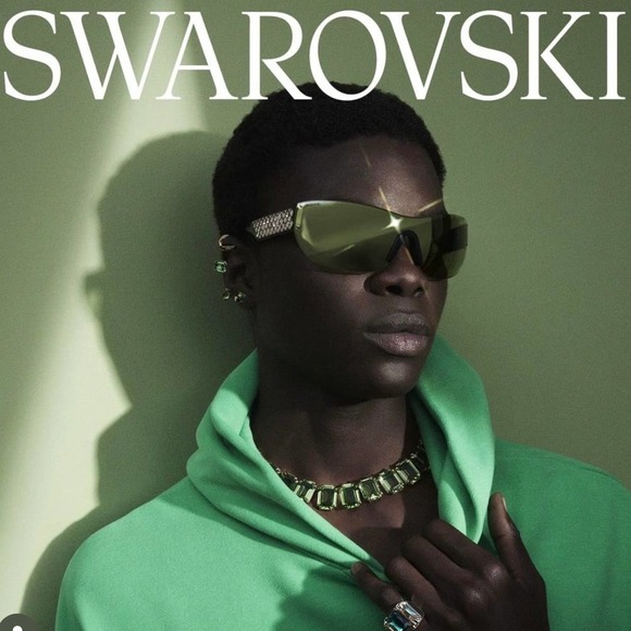 SWAROVSKI Sunglasses SK 364 01A Authentic NEW!!! - Picture 1 of 14